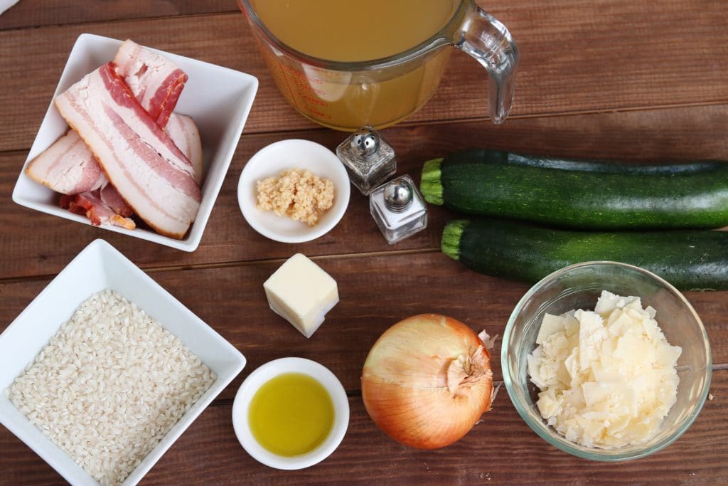 Bacon Zucchini Risotto Kylee Cooks