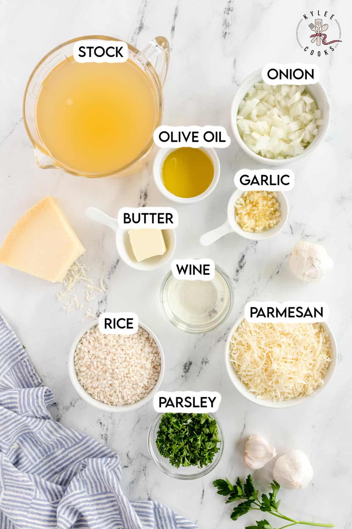 Creamy Garlic Parmesan Risotto Kylee Cooks