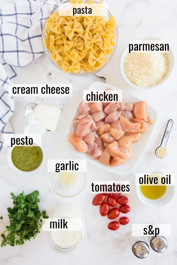 Chicken Pesto Pasta (20 minute meal) Kylee Cooks