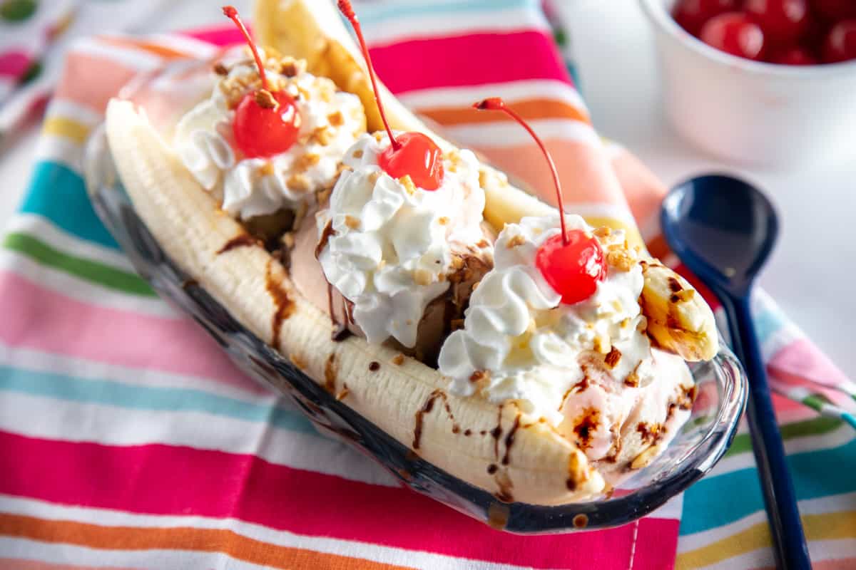 Banana Split Ice Cream Recipe