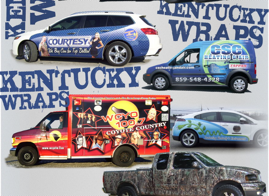 Kentucky Wraps Cars, Trucks, SUVs, Trailers, & Vans!