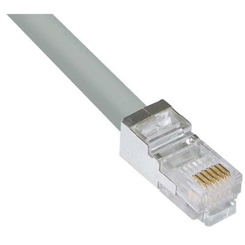 Shielded Cat. 5 USOC4 Patch Cable, RJ11 / RJ11, 7.0 ft TRDU45SCR7