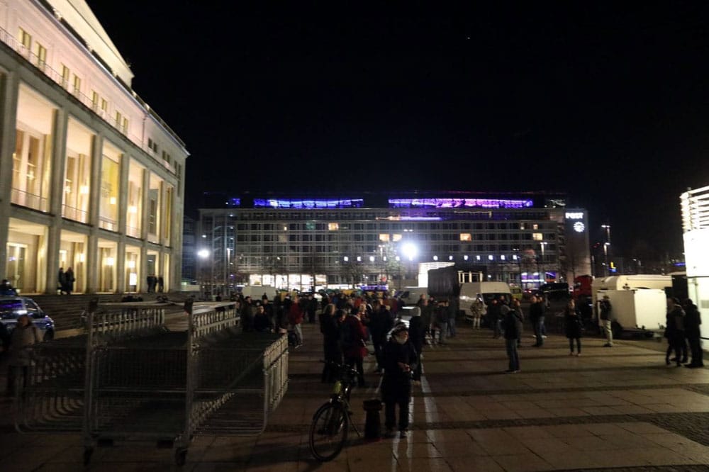 Freitag, der 6. November 2020 DemoWochenende startet in Connewitz und