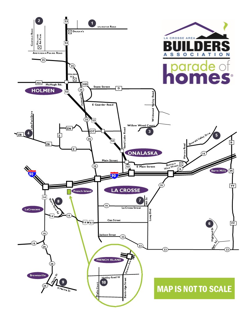 2018 Parade of Homes Listings and Map LABA