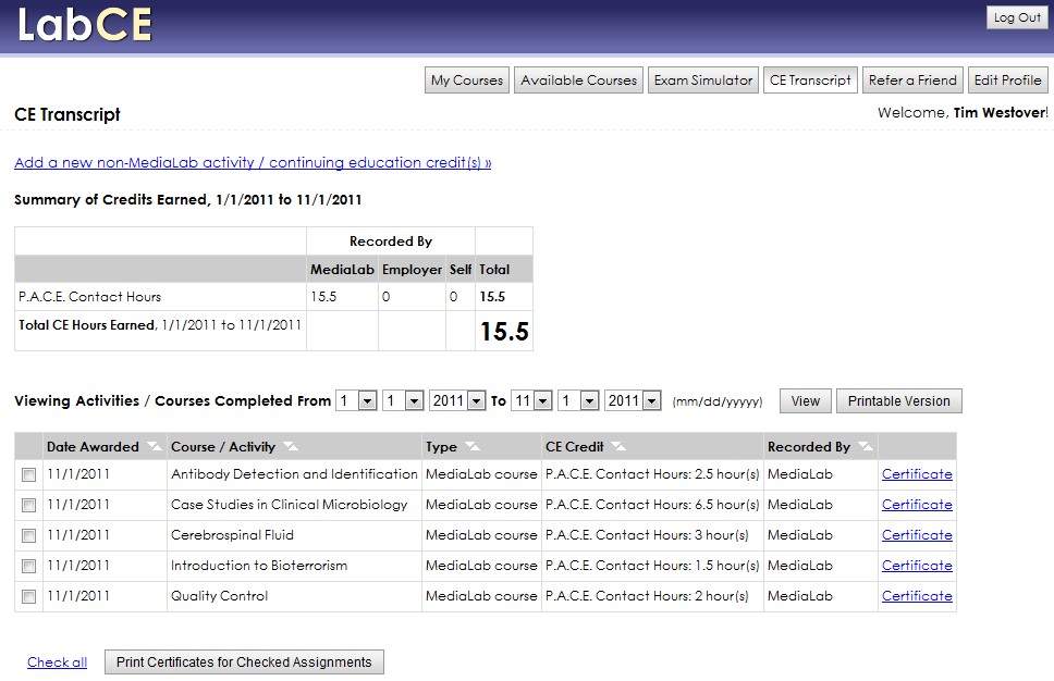 Benefits, by MediaLab CE for Med Tech and Clinical Labs