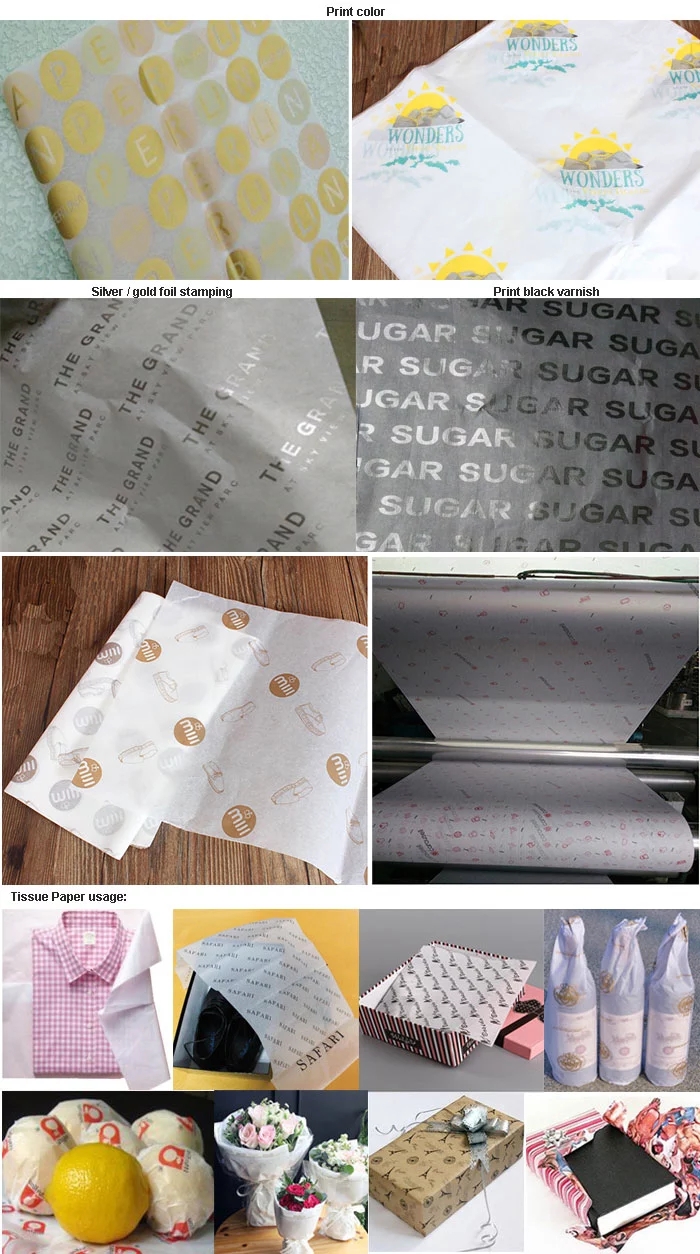 Customized Tissue Paper With Company Logo Tissue Paper