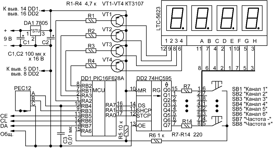 Бытовой УКВ приемник с цифровым управлением Библиотека