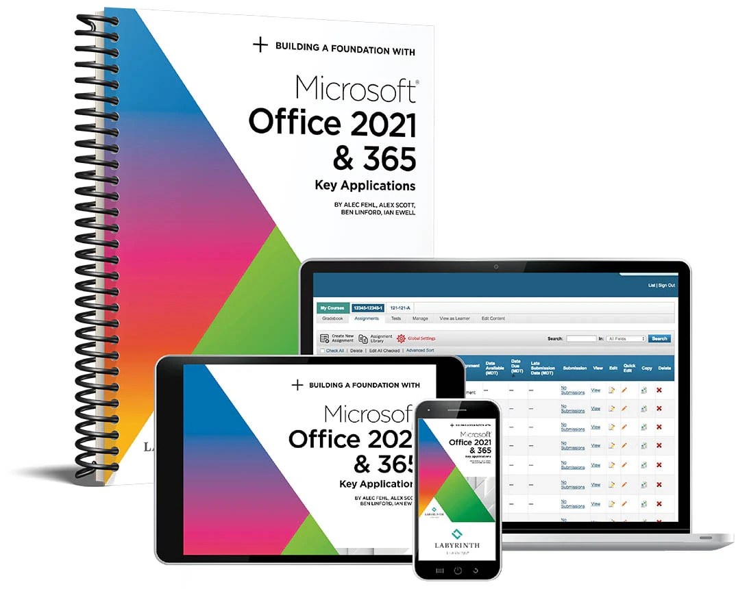 Building a Foundation with Microsoft Office 2021 & 365 Key Applications