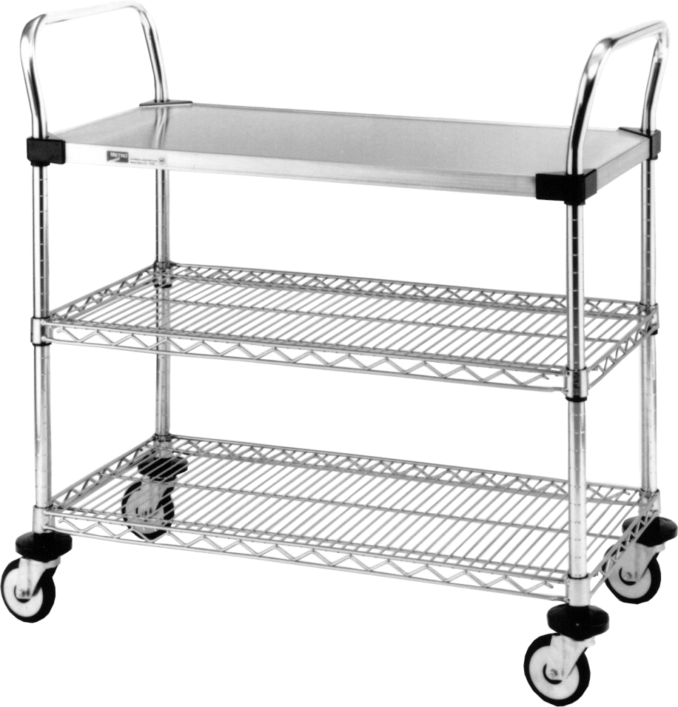 LABREPCO Combination Wire and Stainless Carts