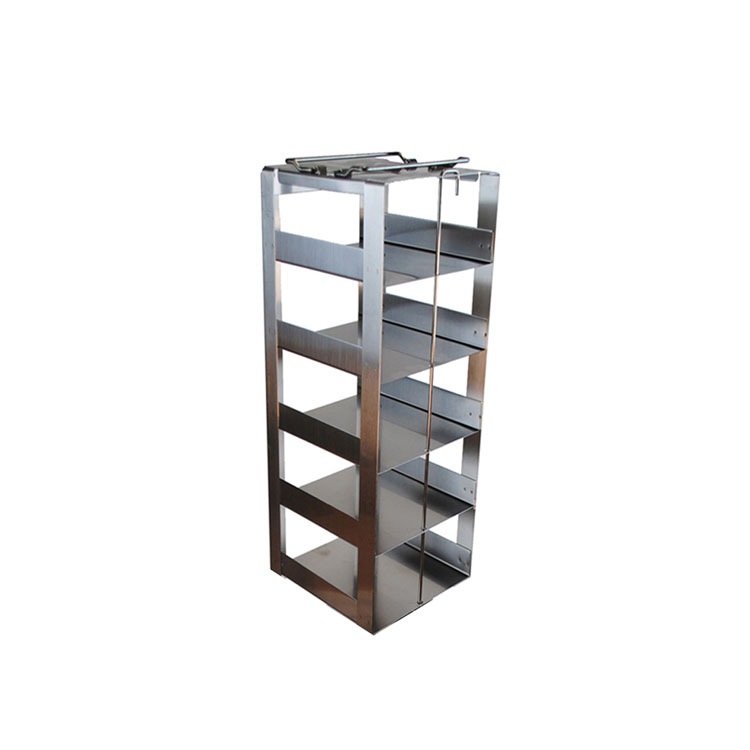 CF53 Vertical Freezer Racks for 3 Inch Boxes 5 Boxes High LabRepCo