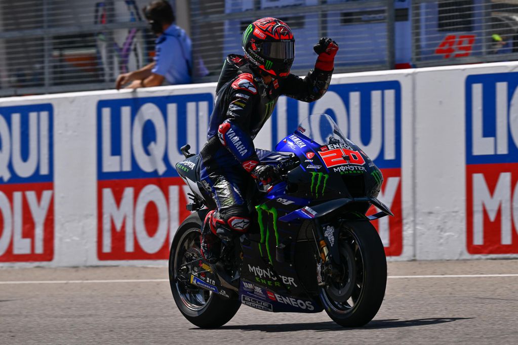 Moto GP 2022 (10º fecha) Quartararo (Yamaha) (1º), Zarco (Prima Pramac