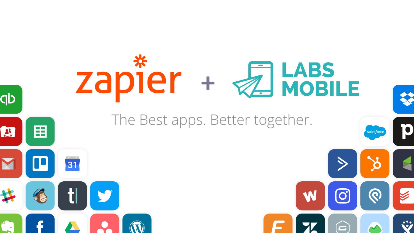 Nueva App de LabsMobile con Zapier Integra tus envíos SMS.