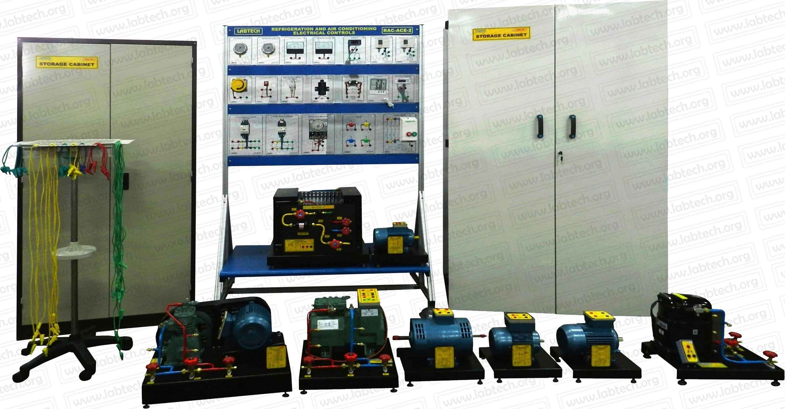 ADVANCED AIR CONDITIONING, REFRIGERATION, HVAC and HEATING TRAINER, TRAINING EQUIPMENT, TRAINING