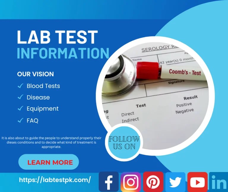 In Direct Coombs Test Purpose, Result Lab Test Information
