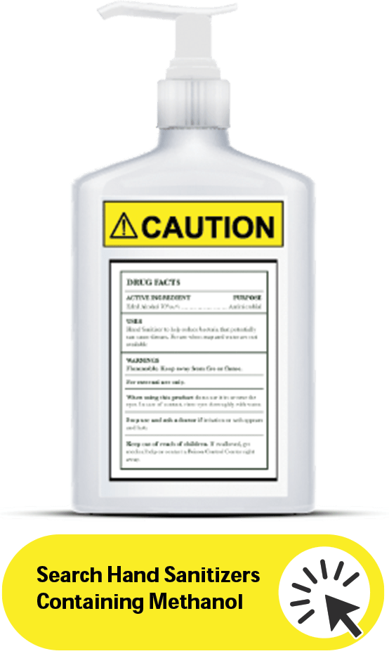 Hand Sanitizers Containing Methanol Recalled by the FDA 07242020