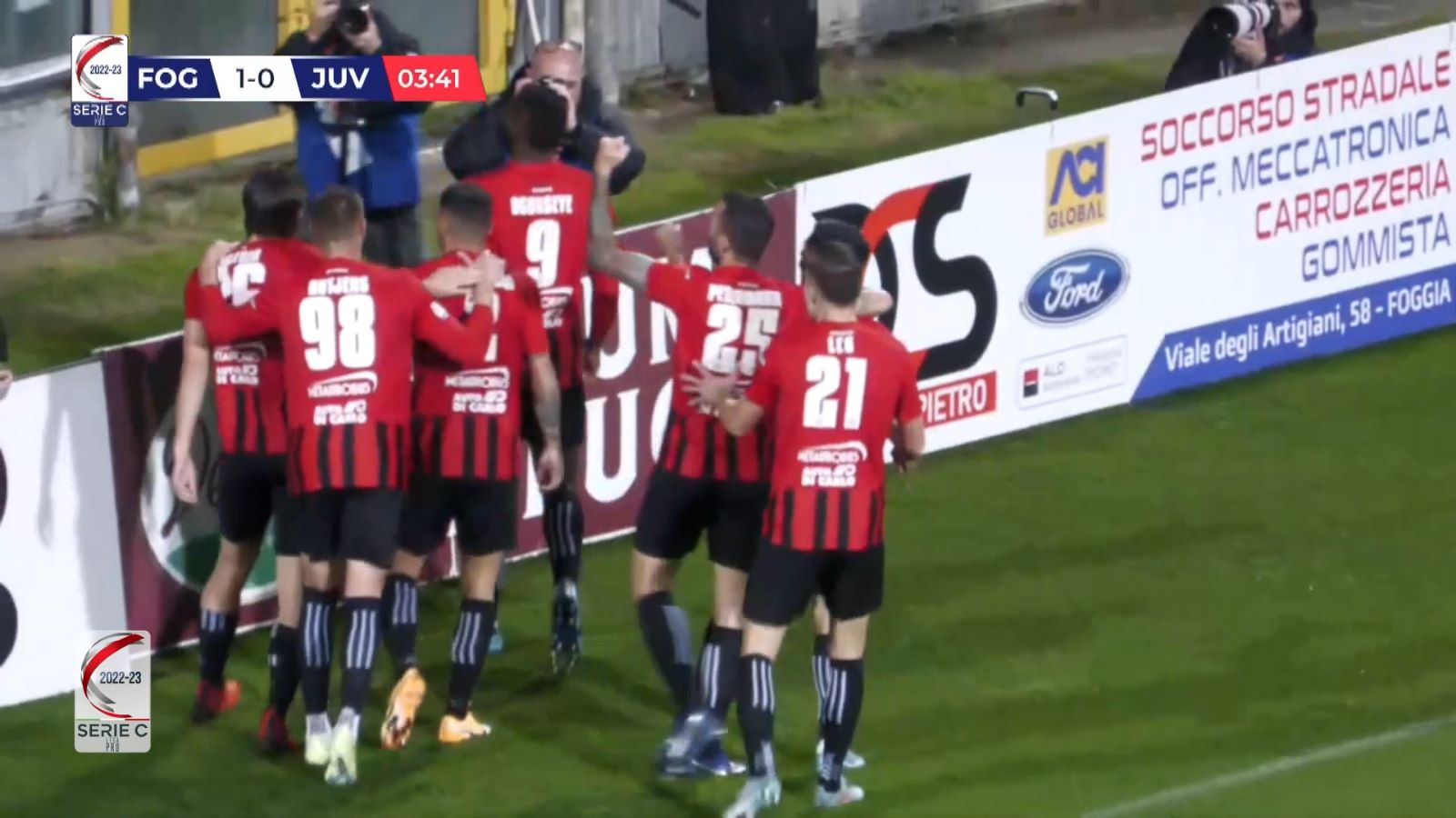 Coppa Italia Serie C, FoggiaJuventus Next Gen 21 gol e highlights