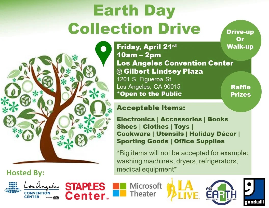 Earth Day Drive Los Angeles Convention Center
