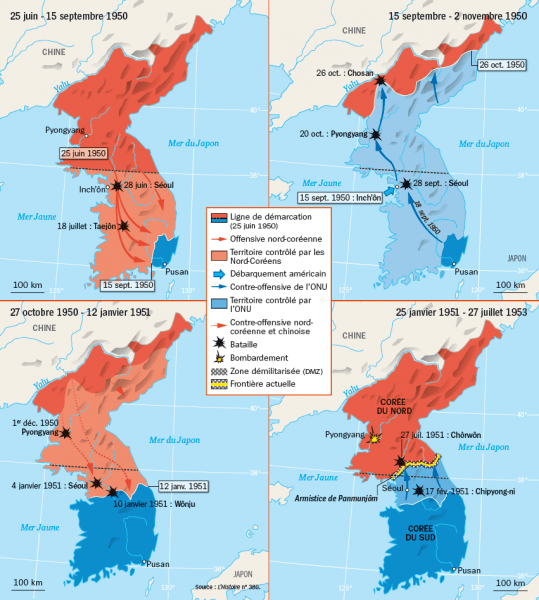 PARCOURS 3 La frontière entre les deux Corées La Classe d'Histoire
