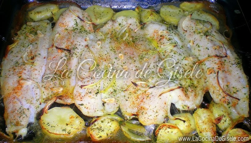 Filet de Merluza al Horno LA COCINA DE GISELE