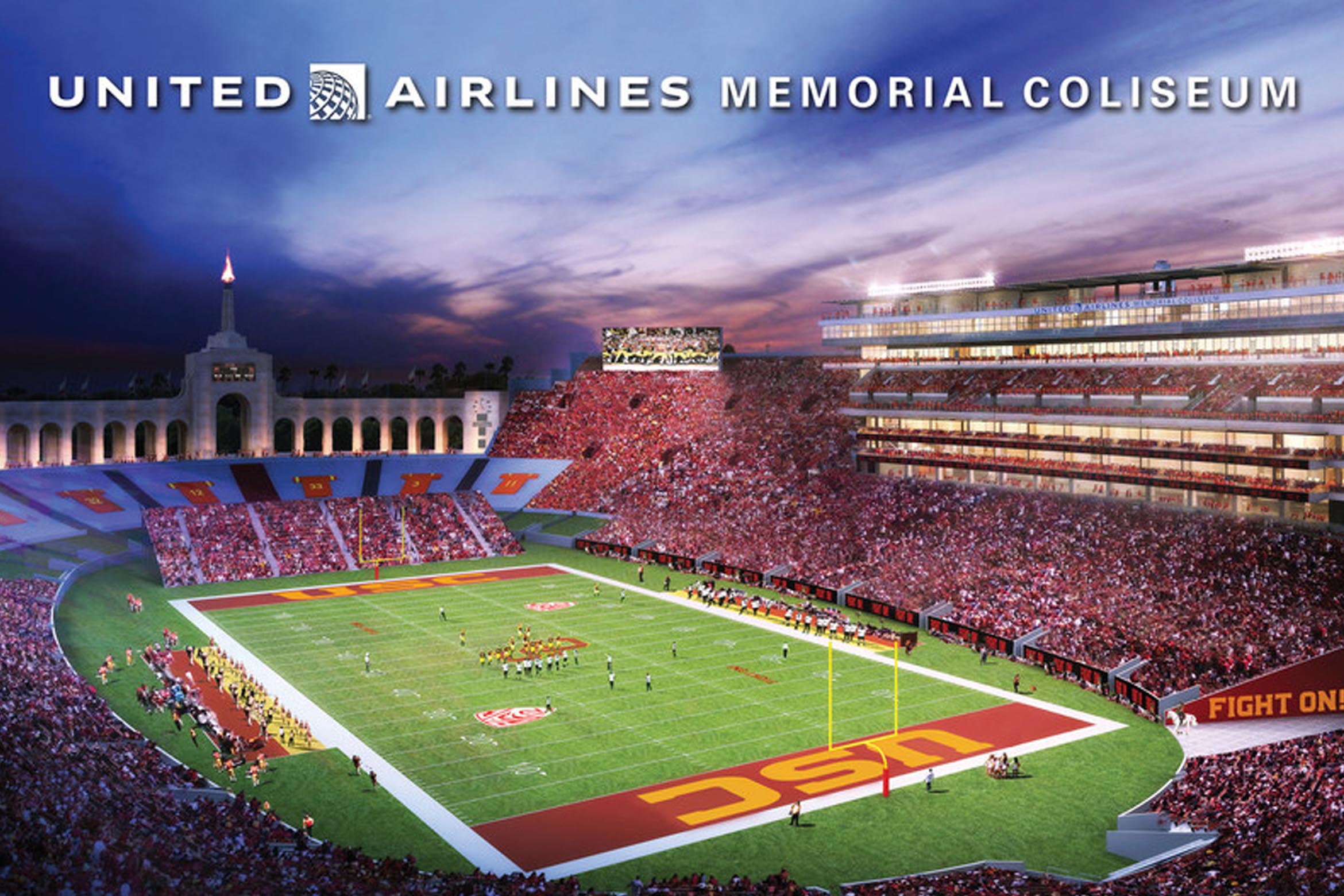 Sporting Events La Januart 2023 United Airlines Comes to the Coliseum Los Angeles Coliseum