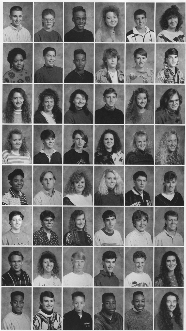 Lafayette High School Lexington KY Class Of 1991 Yearbook Sophomores
