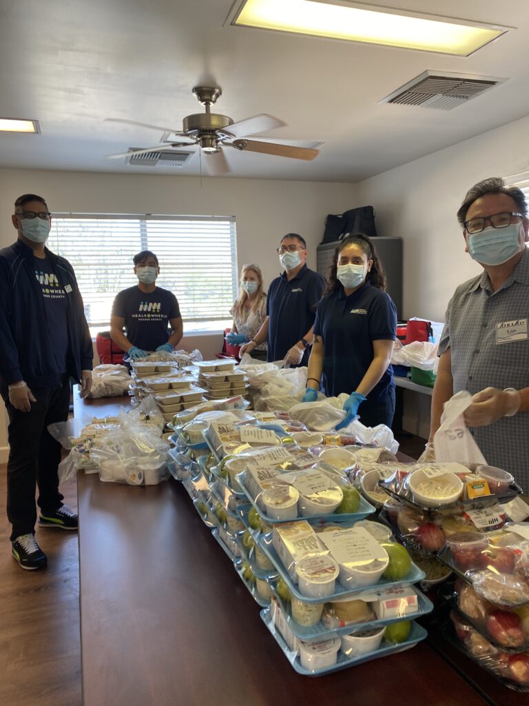 Meals on Wheels Orange County visits La Habra MOW La Habra Meals on