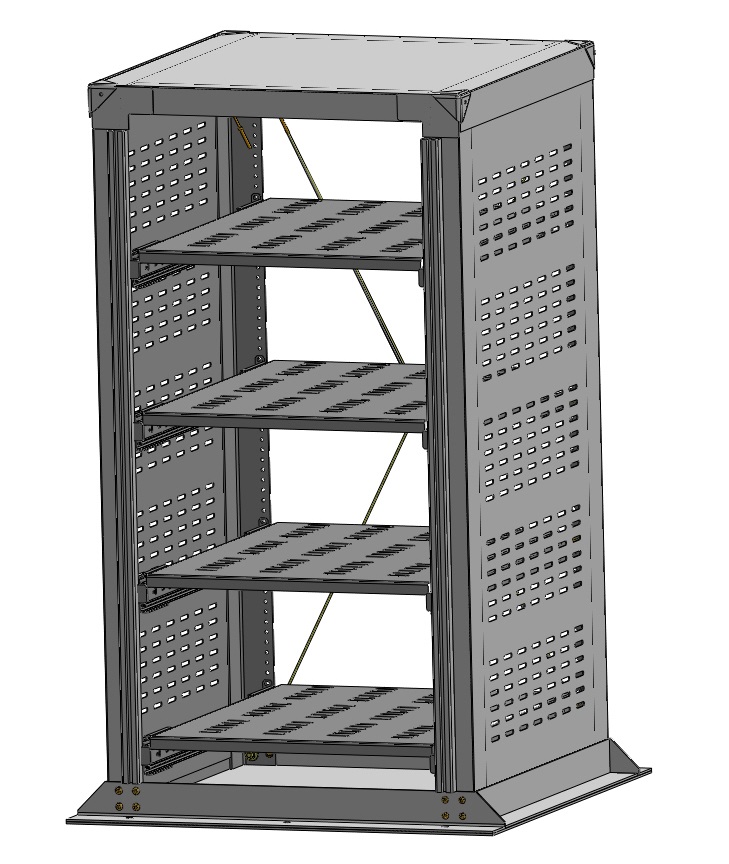 40 INCH EQUIPMENT RACK Lake Central Air Services