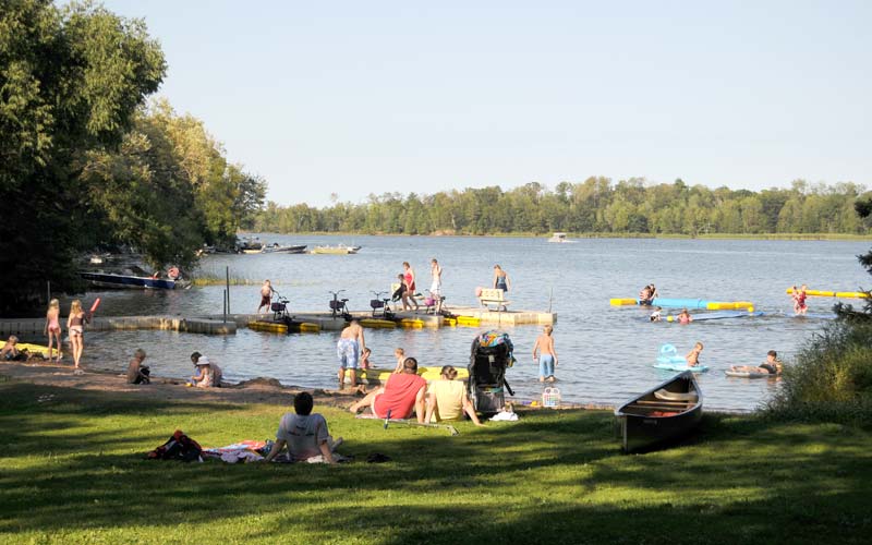 LAKE CHIPPEWA CAMPGROUND Lakeshore Camping in Hayward, Wisconsin