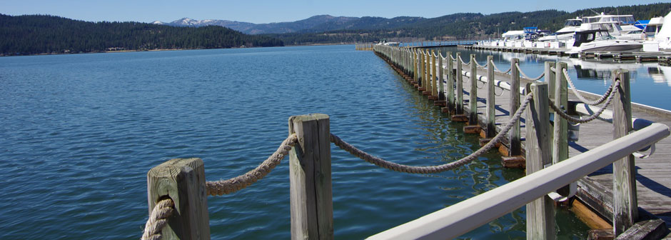 Lake Coeur d'Alene in beautiful northern Idaho