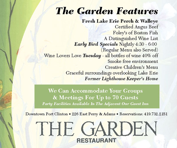 The Garden at the Lighthouse Restaurant Casual Dining in a Relaxed