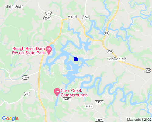 Rough River Lake Fishing Map Boston Massachusetts On A Map