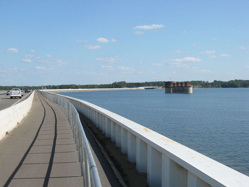Walk Across the Dam at Lake Murray