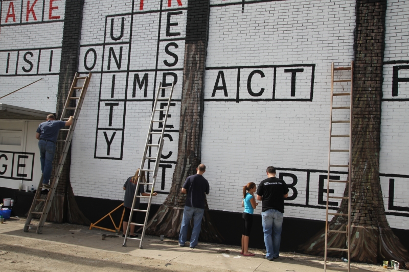 Destiny Words Mural Lake Providence