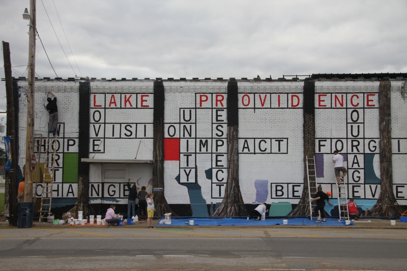 Destiny Words Mural Lake Providence