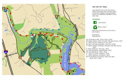 Lake Roland Trail Map Park & Trail Maps - Lake Roland Nature Council