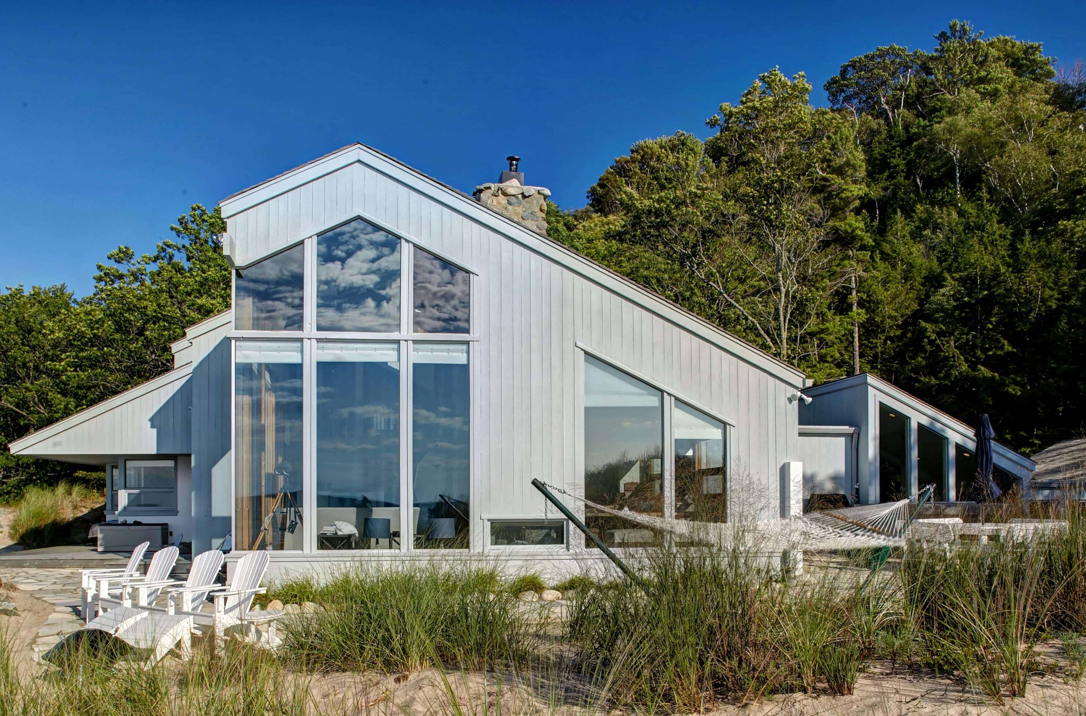 Contemporary Home on a Lake Michigan Critical Dune