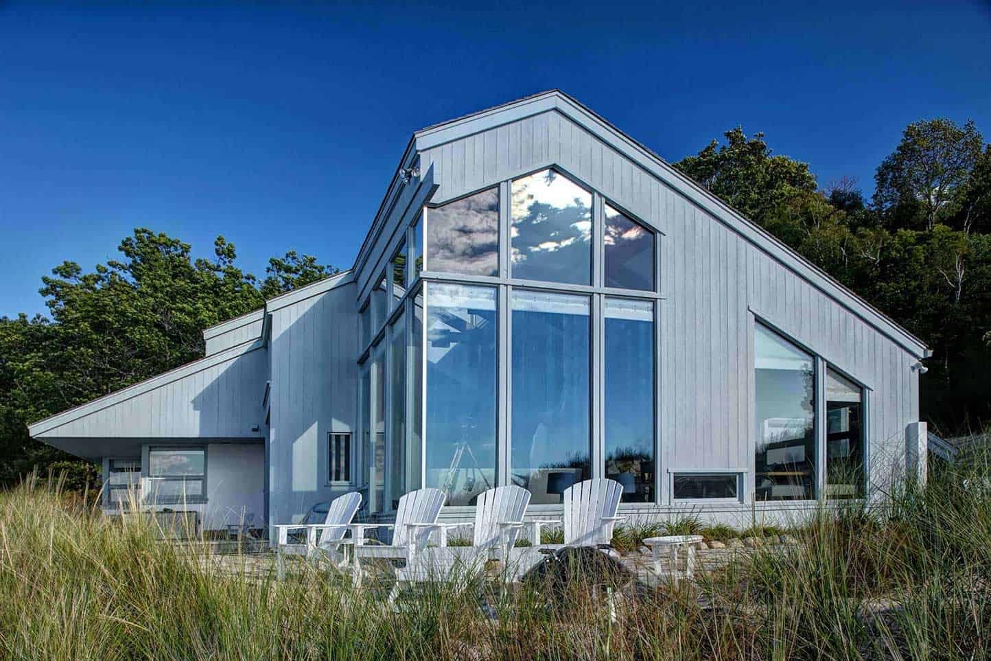 Contemporary Home on a Lake Michigan Critical Dune