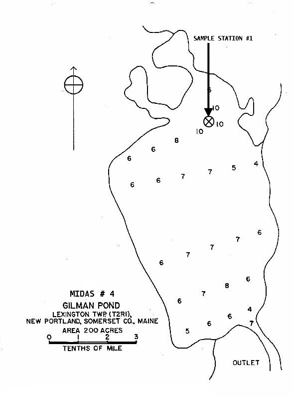 Lakes of Maine Lake Overview Gilman Pond New Portland, Lexington