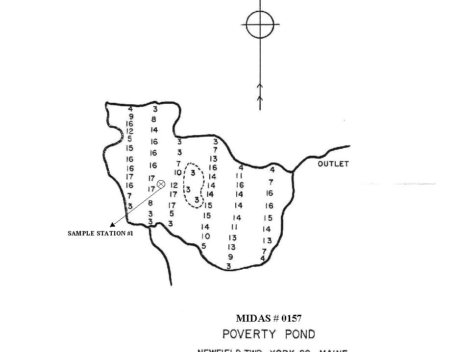 Lake Monitoring Poverty Pond (Big) (Silver Lake) Newfield, Shapleigh, York, Maine Lakes of