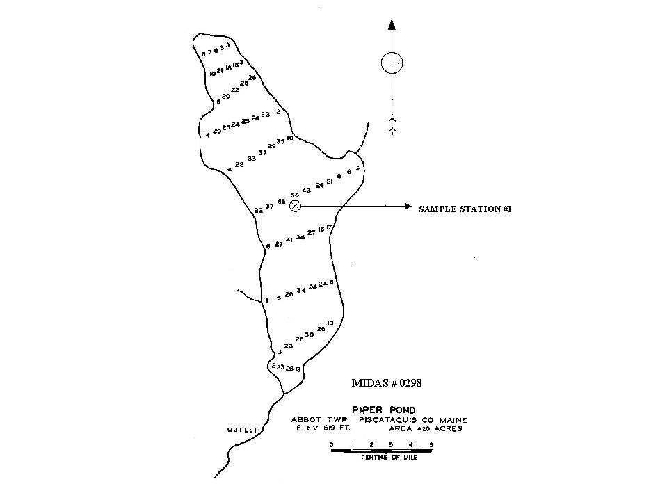 Lakes of Maine Lake Overview Piper Pond Abbot, Piscataquis, Maine