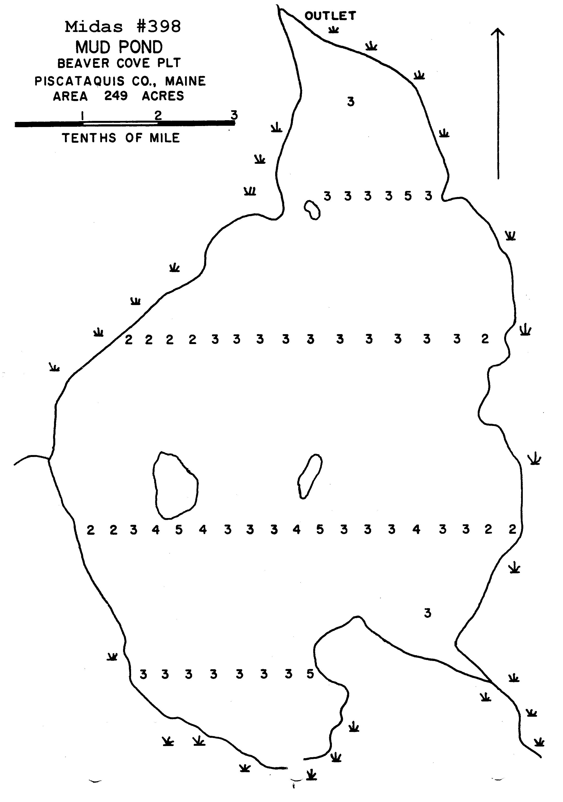 Lake Monitoring Mud Pond Beaver Cove, Piscataquis, Maine Lakes of