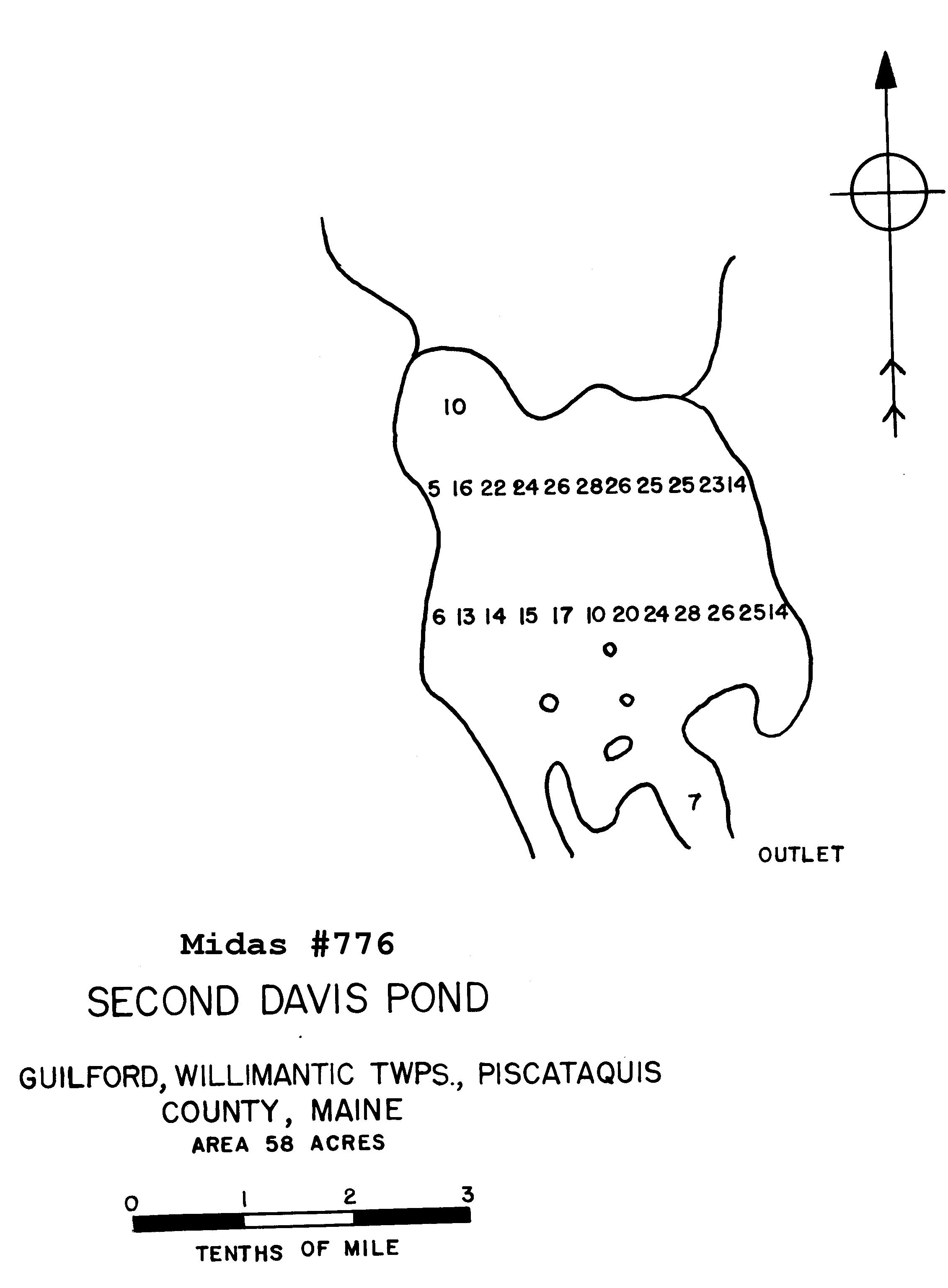 Lakes of Maine Lake Overview Second Davis Pond Guilford