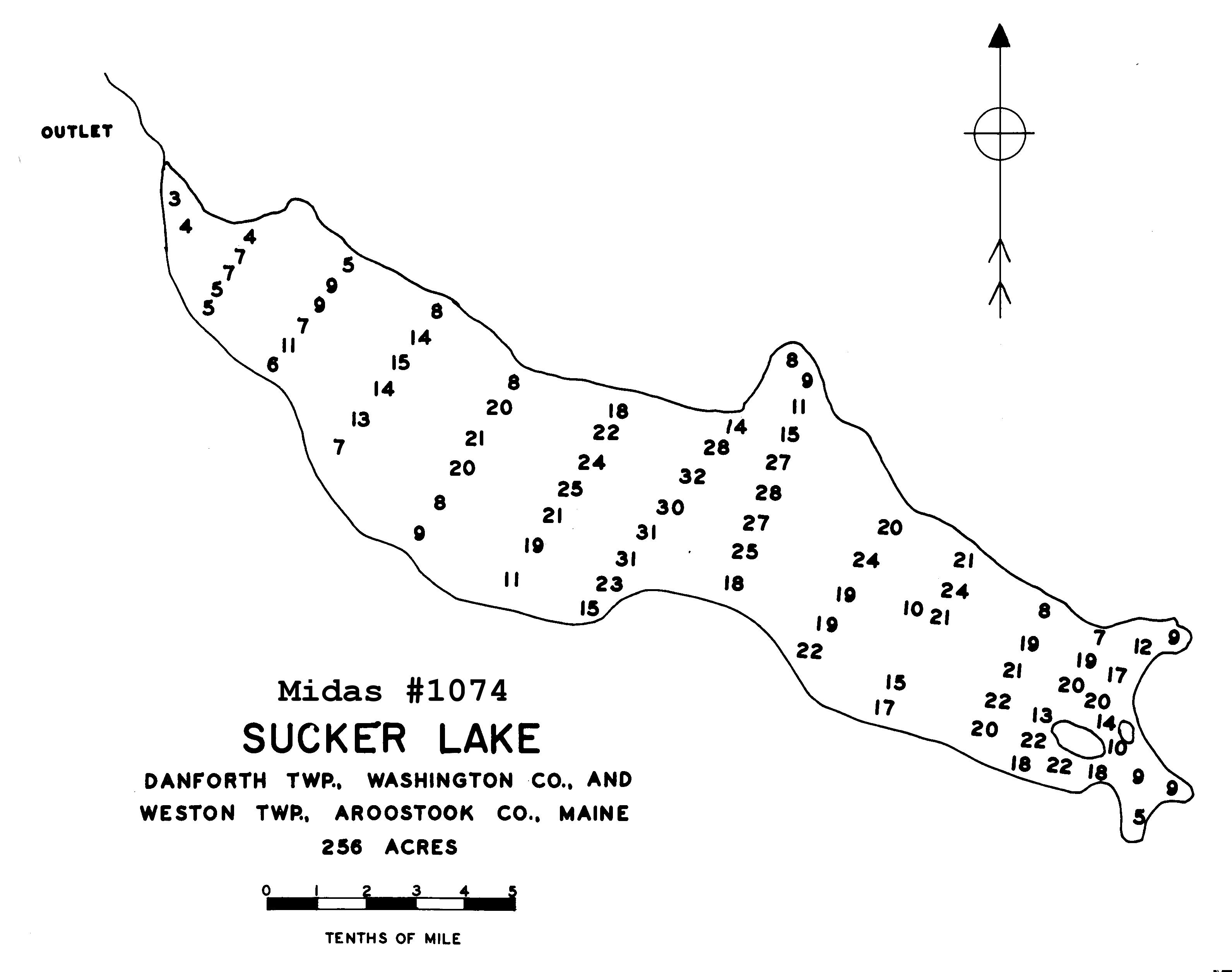 Lakes of Maine Lake Overview Sucker Lake Weston, Danforth