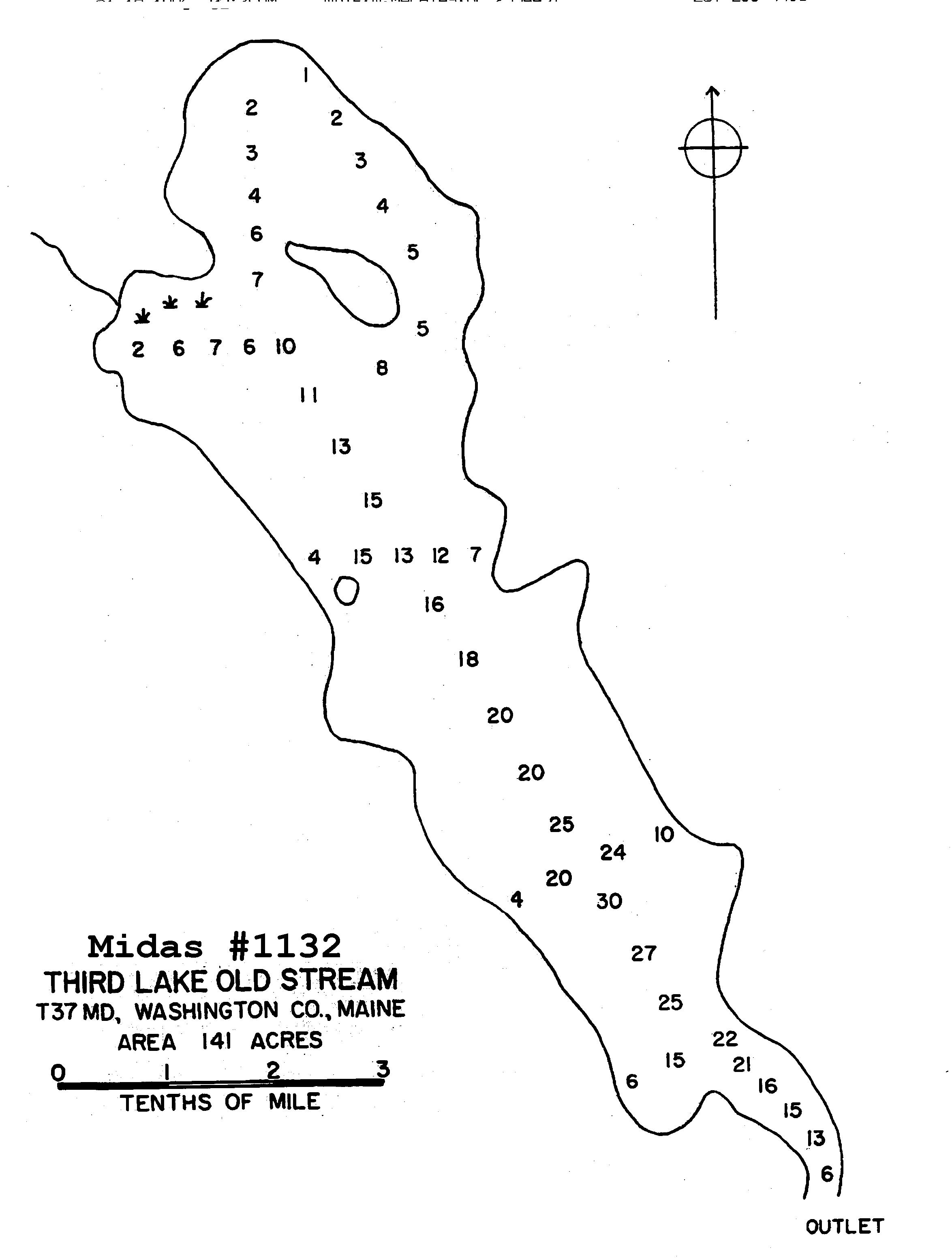 Lake Overview Third Lake T37 MD BPP, Washington, Maine Lakes of Maine