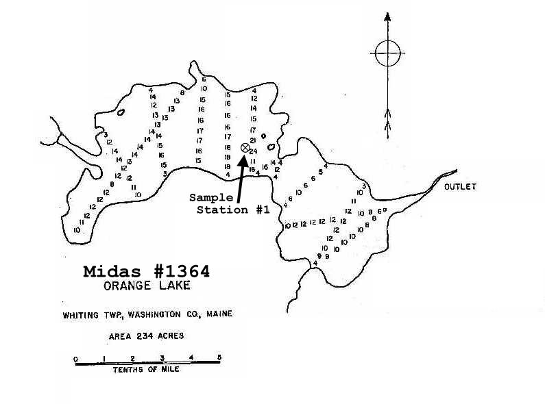 Lake Monitoring Orange Lake Whiting, Washington, Maine Lakes of Maine