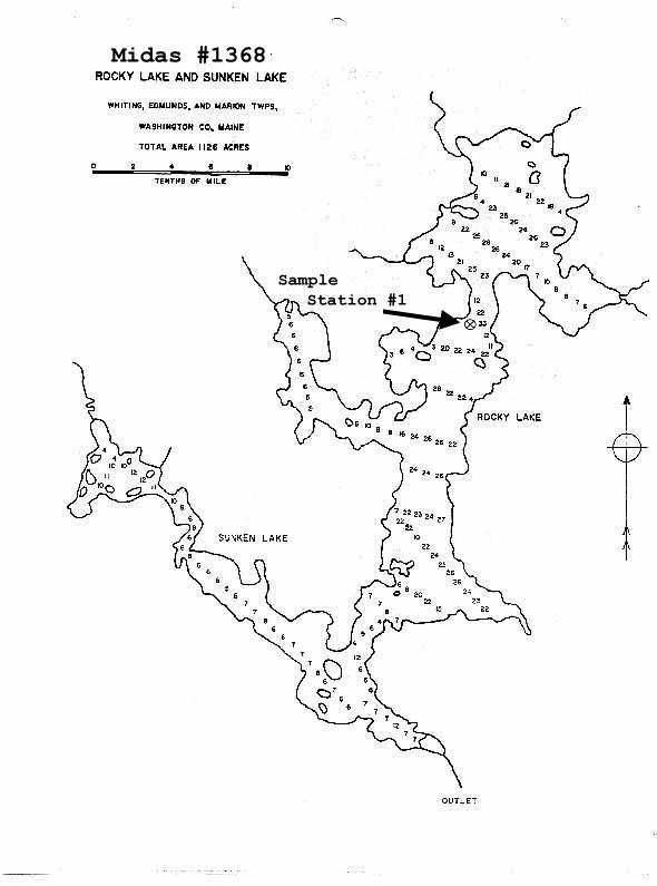 Lakes of Maine Lake Overview Rocky (& Sunken) Lake Whiting