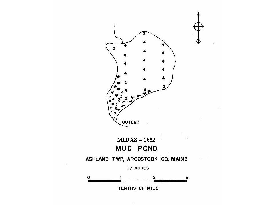 Lakes of Maine Lake Overview Mud Pond Ashland, Aroostook, Maine