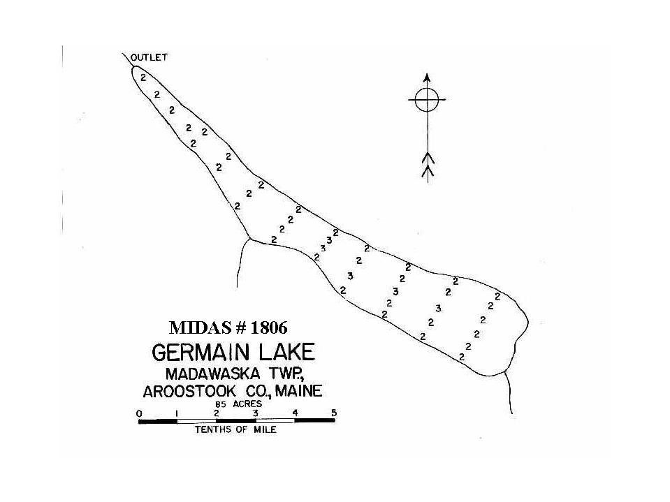 Lakes of Maine Lake Overview Germain Lake Madawaska, Aroostook, Maine