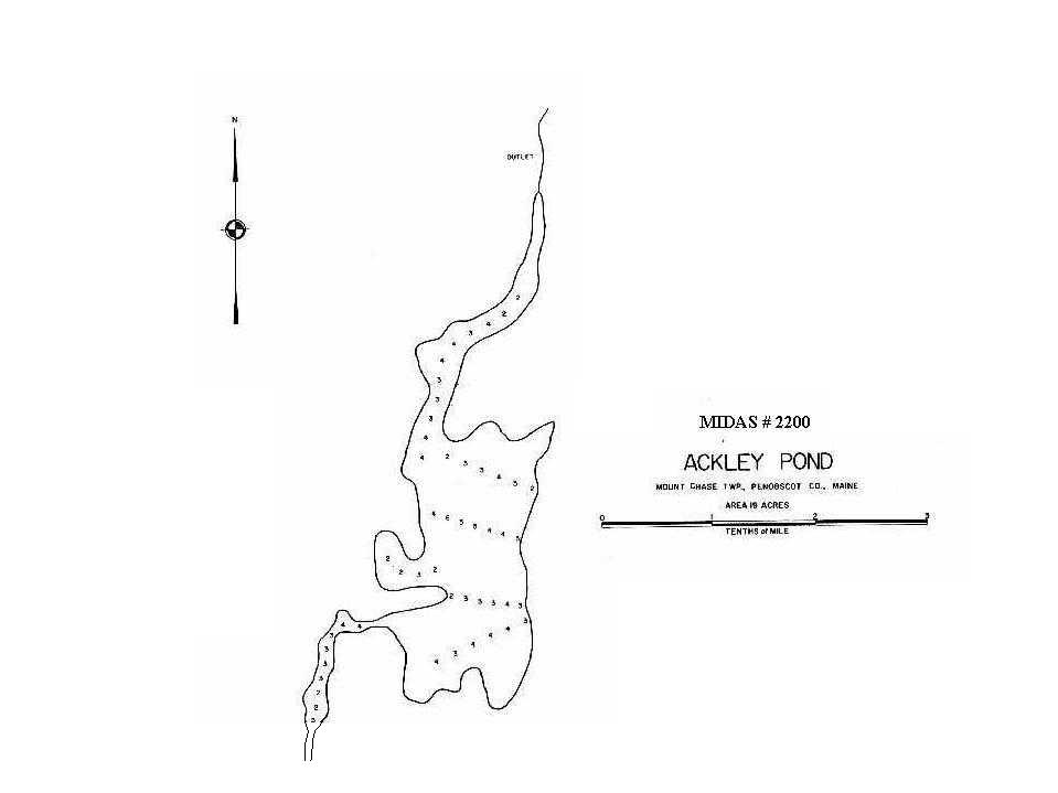 Lakes of Maine Lake Overview Ackley Pond Mount Chase, Penobscot