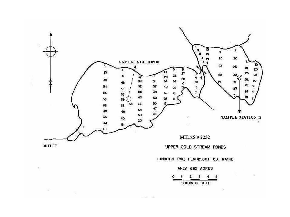 Lake Monitoring Upper Cold Stream Pond Burlington, Lincoln
